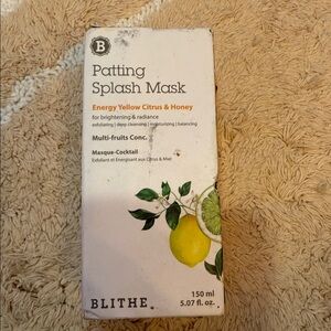 Blithe Patting Splash Mask Yellow Energy Citrus & Honey - 5.07 Oz